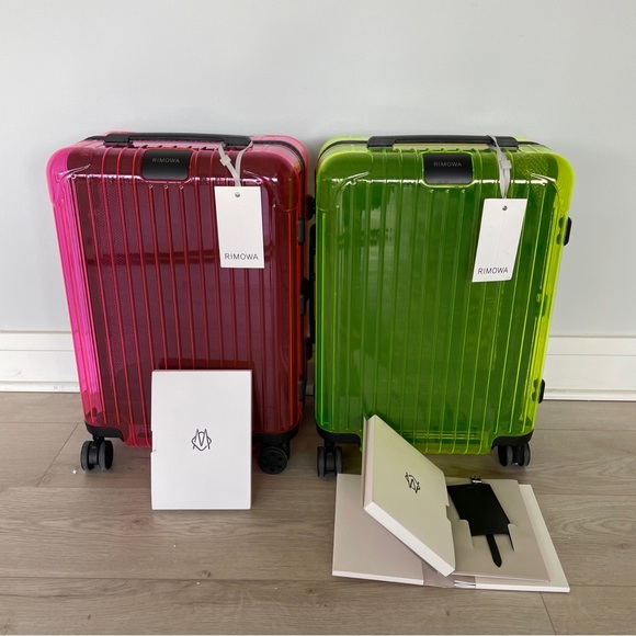 RIMOWA Bags Nwt 2 Rimowa Cabin Carry On Suitcases Luggage Lime Neon
